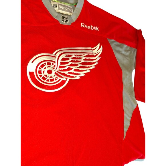 Detroit Red Wings Jersey Red Gray Mrazek #34 NHL Reebok XL - Picture 5 of 6